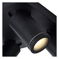 Foco de techo negro con tubos 4x5w regulable para calentar baño IP44