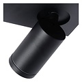 Ceiling spotlight black with tubes 4x5w dim to warm for bathroom IP44