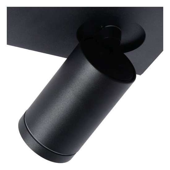 Ceiling spotlight black with tubes 4x5w dim to warm for bathroom IP44