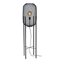 Lampadaire vintage cylindrique noir fil métal