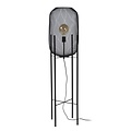 Lampadaire vintage cylindrique noir fil métal