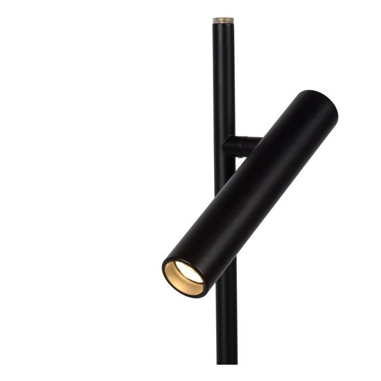 Lampe de lecture design noire cylindre tubulaire 6W
