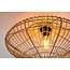 Light wood rattan ceiling lamp 56 cm E27 natural