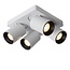 4 Spots Deckenlampe Röhren LED weiß 4x5W dimmen bis warm