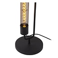 Industrielle zylindrische schwarze Stehlampe 2xE27 lange Lampe