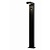 Design black garden pole with motion sensor