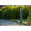 Design black garden pole with motion sensor