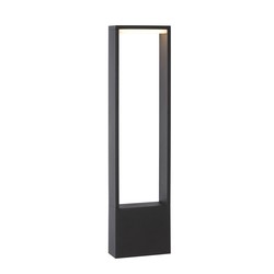 Elegant anthracite pedestal lamp for the garden 10W