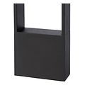 Elegant anthracite pedestal lamp for the garden 10W