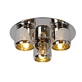 Modern luxurious chrome ceiling lamp 38 cm Ø 3xG9