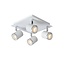 Eleganter Deckenspot LED mit drehbaren Röhren 4x5W 3000K weiß