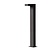 Design black garden pole with powerful LED