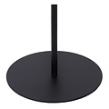 Lampadaire noir ludique avec laiton E14