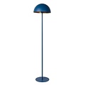 Blue with gold floor lamp 35 cm E27 with half-sphere shade