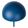 Blue with gold floor lamp 35 cm E27 with half-sphere shade