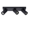 Waterproof black long ceiling spotlight LED Dim to warm GU10 3x5W