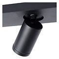 Waterproof black long ceiling spotlight LED Dim to warm GU10 3x5W
