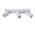 Spot de plafond long blanc étanche LED Dim to warm GU10 3x5W