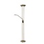 Bronze uplighter floor lamp 20W and 4W reading lamp