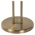 Bronzen uplighter staande lamp 20W en 4W leeslamp