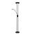 Black uplighter floor lamp 20W and 4W reading lamp