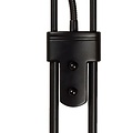 Schwarze Deckenfluter-Stehlampe 20W und 4W-Leselampe
