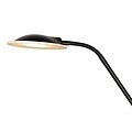 Schwarze Deckenfluter-Stehlampe 20W und 4W-Leselampe