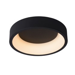 Plafón pequeño LED Ø 30 cm 20W negro