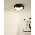 Kleine Deckenleuchte LED Ø 30 cm 20W schwarz