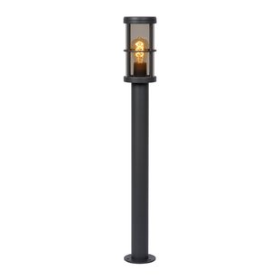 Anthracite outdoor pedestal lamp 12 cm Ø E27 IP54