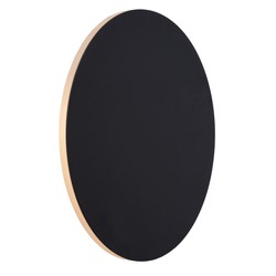 Grande applique noire cercle 25 cm LED 1x8W 3000K