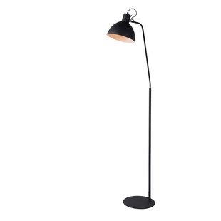 Lámpara de lectura contemporánea ajustable negra 28 cm Ø E27