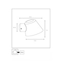 Moderne wandlamp buiten wit GU10 incl