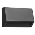 Black wall lamp accent lighting IP65 170 lumens