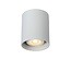 Cylindrical ceiling spotlight 8 cm with GU10 spotlight white