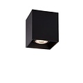Square ceiling spot black with GU-10 spot