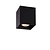 Square ceiling spot black with GU-10 spot