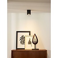 Square ceiling spot black with GU-10 spot