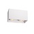 Spot de plafond blanc rectangulaire avec 2 spots GU10