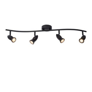 Zwarte tijdloze plafondspot LED GU10-spot 4 stuks