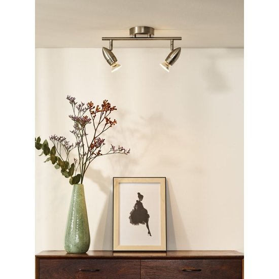 Timeless ceiling spot 2xGU10 matt chrome