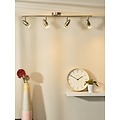 Matt chrome timeless ceiling spot LED GU10 spot 4 pieces