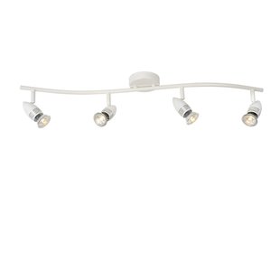 Spot plafond blanc intemporel Spot LED GU10 4 pièces