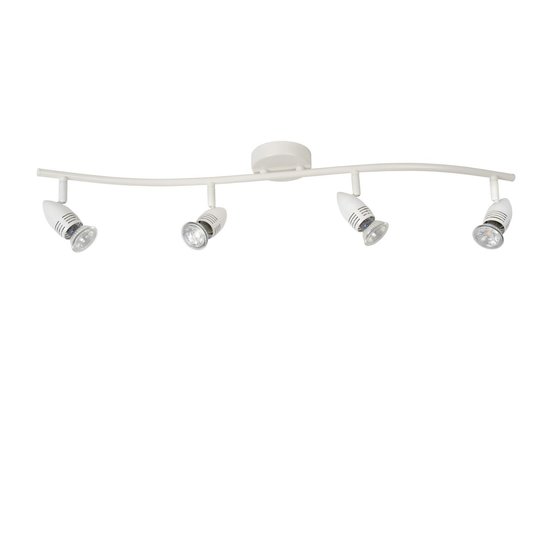 Spot plafond blanc intemporel Spot LED GU10 4 pièces