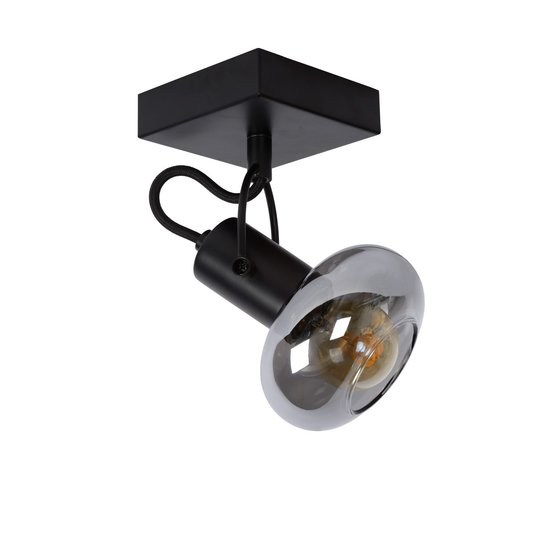 Elegant unique ceiling spotlight E14 black