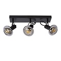 Elegant unique ceiling spotlight 3xE14 black
