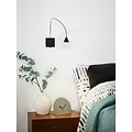 Lampe de chevet noire moderne pliable LED 1x4W 4000K