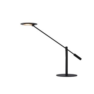 Lámpara de escritorio oficina negra LED regulable 1x9W 3000K