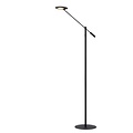 Zwarte leeslamp staand LED dimbaar 1x9W 3000K