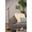 Black reading lamp standing LED dimmable 1x9W 3000K